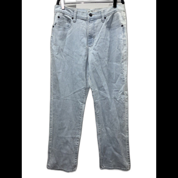 Y2K Lee Relaxed Fit Straight Leg Jeans Light Wash Women’s Size 12 NWT Store Tag - Picture 3 of 9